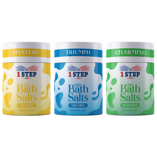 1 Step CBD 1000mg CBD Bath Salts - 500g (BUY 1 GET 1 FREE) | 1 Step CBD | CBD Products