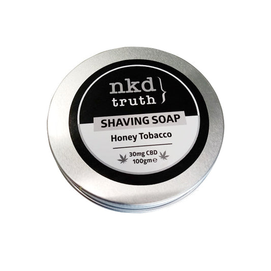 NKD 30mg CBD Speciality Shaving Soap 100g - Honey Tobacco (BUY 1 GET 1 FREE) | NKD | CBD Products