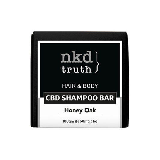 NKD 50mg CBD Speciality Body & Hair Shampoo Bar 100g - Honey Oak (BUY 1 GET 1 FREE) | NKD | CBD Products
