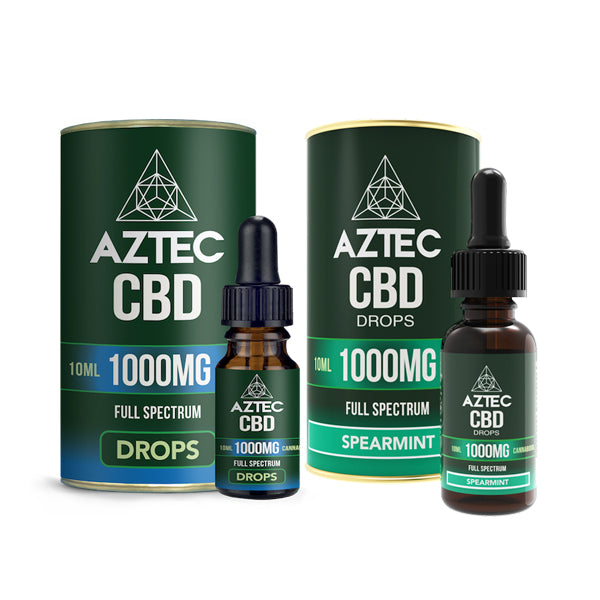 Aztec CBD Full Spectrum Hemp Oil 1000mg CBD 10ml | Aztec CBD | CBD Products