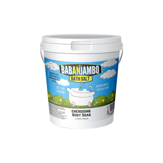 Babanjambo 100mg CBD Citrus Fresh Energising Bath Salt - 900g | Green Apron | CBD Products