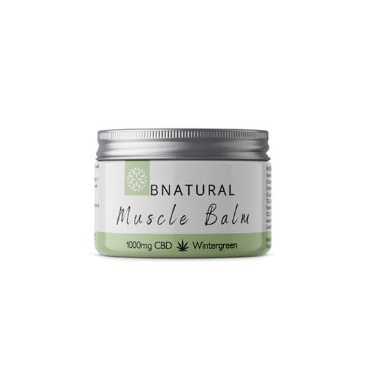 Bnatural Wintergreen 1000mg CBD Muscle Balm - 50ml | Bnatural | CBD Products