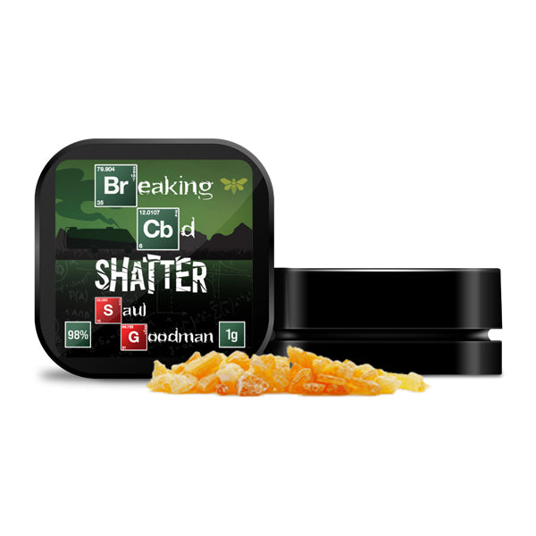 Breaking CBD 98% CBD Shatter - 1g | Breaking Bad | CBD Products