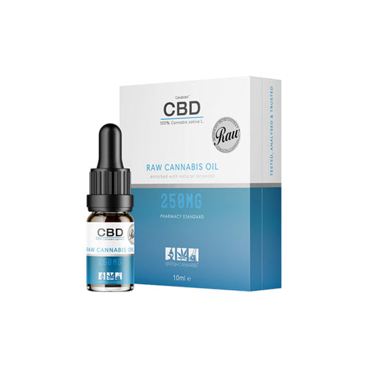 CBD by British Cannabis 250mg CBD Raw Cannabis Oil Drops 10ml | CBD by British Cannabis | CBD Products