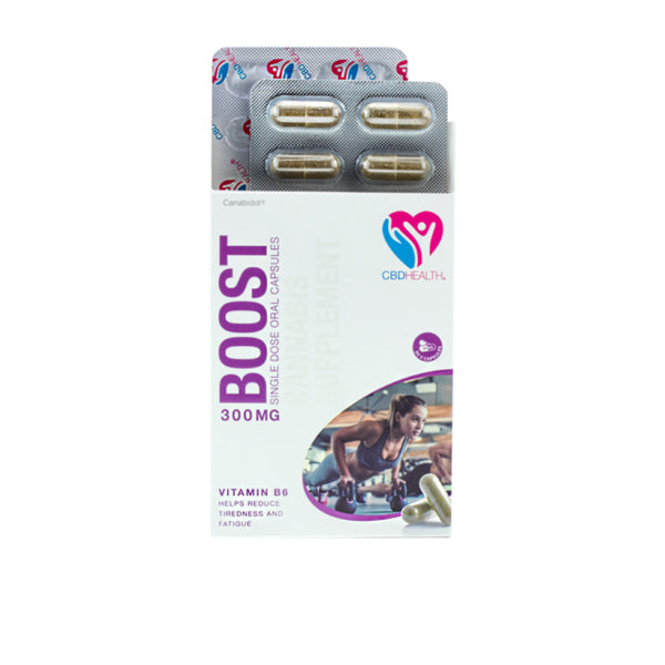 CBD by British Cannabis 300mg CBD Oral Capsules 30 Caps - Boost | CBD by British Cannabis | CBD Products