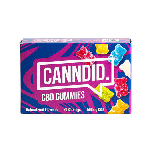 Canndid 500mg CBD Gummies - 20 Pieces (BUY 1 GET 1 FREE) | Canndid | CBD Products