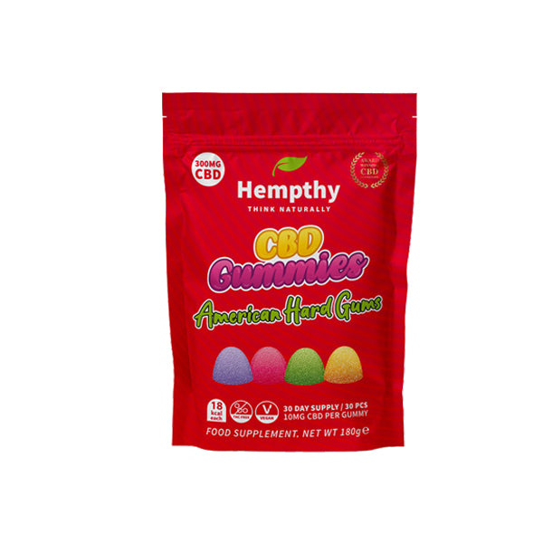 Hempthy 300mg CBD Gummies 30 Ct Pouch | Hempthy | CBD Products