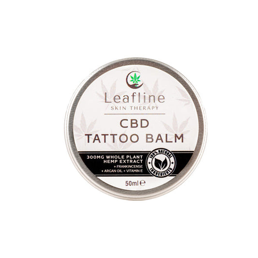 CBD Leafline 300mg CBD Tattoo Balm - 50ml | CBD Leafline | CBD Products