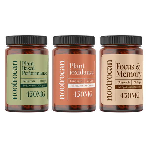 Nootrocan 450mg Full Spectrum CBD Nootropic Capsules - 30 Caps | Nootrocan | CBD Products