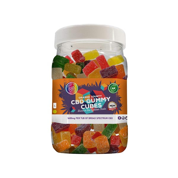Orange County CBD 1600mg Gummies - Large Pack | Orange County | CBD Products