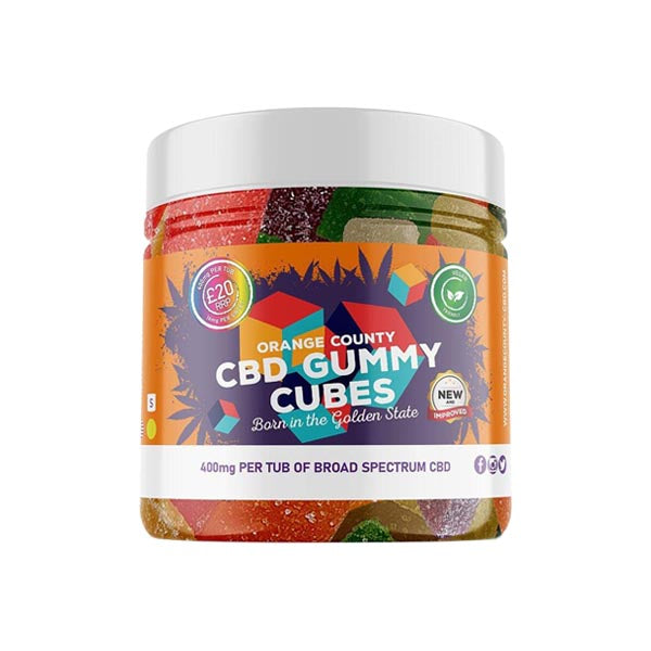 Orange County CBD 400mg Gummies - Small Pack | Orange County | CBD Products