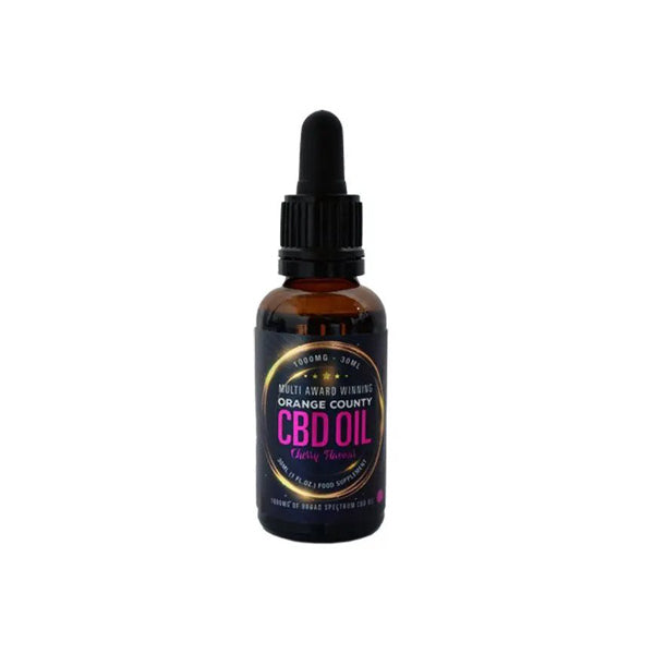 Orange County CBD 500mg Flavoured Tincture Oil 30ml | Orange County | CBD Products