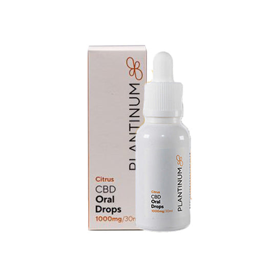 Plantinum CBD 1000mg CBD Citrus Oral Drops - 30ml | Plantinum CBD | CBD Products