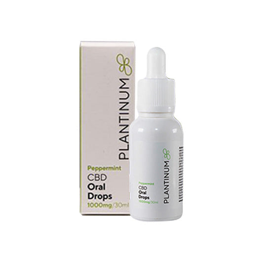 Plantinum CBD 1000mg CBD Peppermint Oral Drops - 30ml | Plantinum CBD | CBD Products