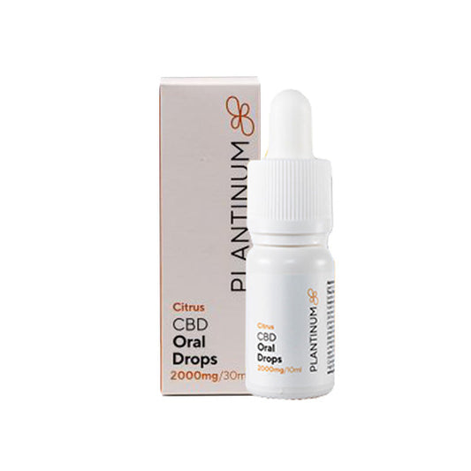 Plantinum CBD 2000mg CBD Citrus Oral Drops - 30ml | Plantinum CBD | CBD Products