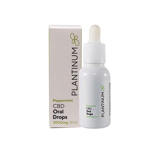 Plantinum CBD 2000mg CBD Peppermint Oral Drops - 30ml | Plantinum CBD | CBD Products