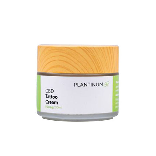 Plantinum CBD 500mg CBD Tattoo Cream - 100ml | Plantinum CBD | CBD Products