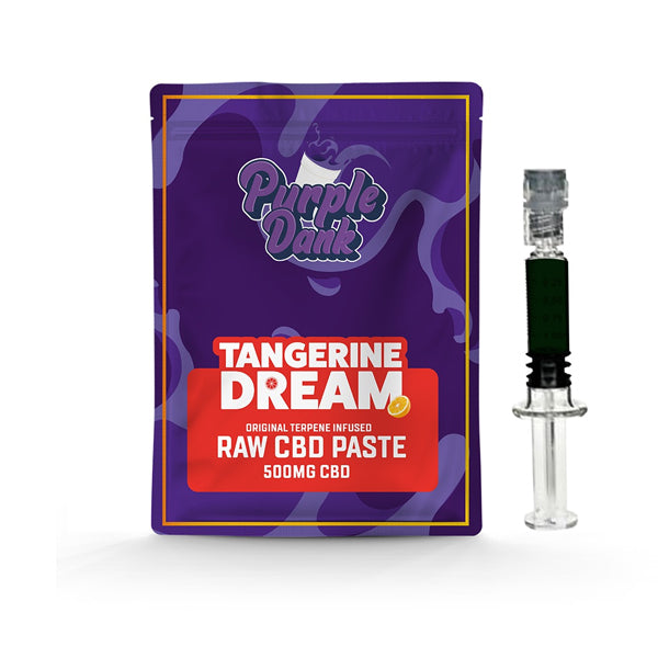 Purple Dank 1000mg CBD Raw Paste with Natural Terpenes - Tangerine Dream (BUY 1 GET 1 FREE) | Purple Dank | CBD Products