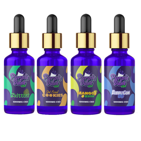 Purple Dank CBD Flavoured CBD Oil 4800mg CBD Oil 30ml (BUY 1 GET 1 FREE) | Purple Dank | CBD Products