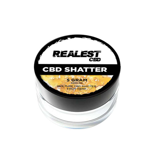 Realest CBD 5000mg CBD Shatter (BUY 1 GET 1 FREE) | Realest CBD | CBD Products