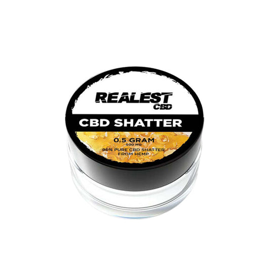 Realest CBD 500mg CBD Shatter (BUY 1 GET 1 FREE) | Realest CBD | CBD Products
