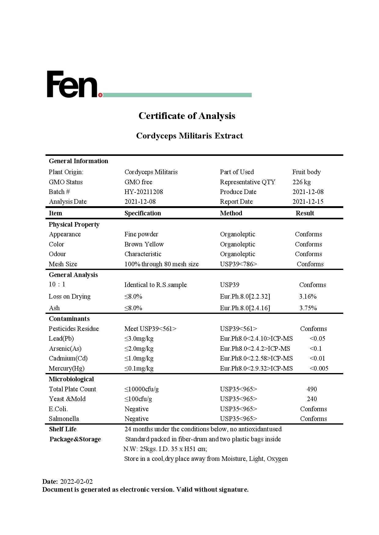 The Shroom Shop Cordyceps Mushroom 90000mg Powder | The Shroom Shop | CBD Products