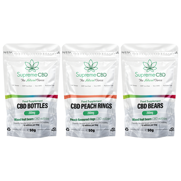 Supreme CBD 200mg CBD Gummies Grab Bag - 50g | Supreme CBD | CBD Products