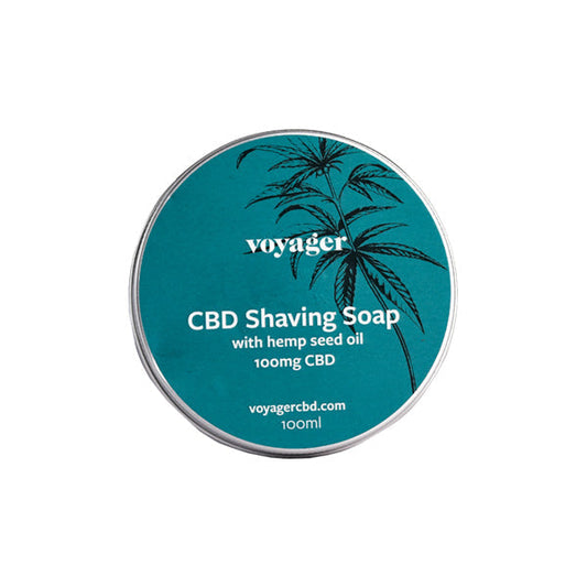 Voyager 100mg CBD Shaving Soap - 100ml | Voyager | CBD Products