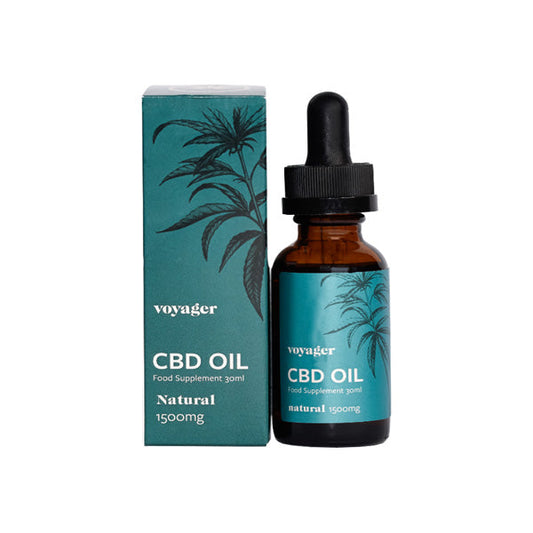 Voyager 1500mg CBD Natural Oil - 30ml | Voyager | CBD Products