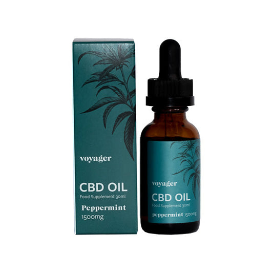 Voyager 1500mg CBD Peppermint Oil - 30ml | Voyager | CBD Products