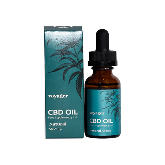 Voyager 500mg CBD Natural Oil - 30ml | Voyager | CBD Products