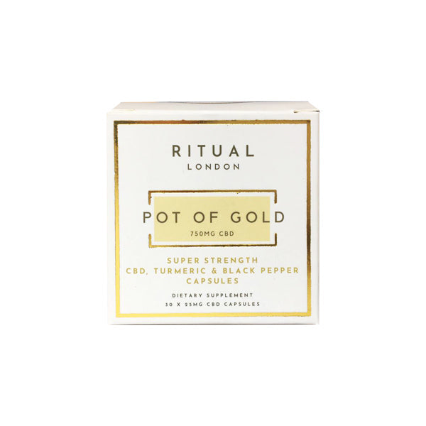 Ritual London 750mg CBD Super Strength Turmeric & Black Pepper Capsules | Ritual London | CBD Products