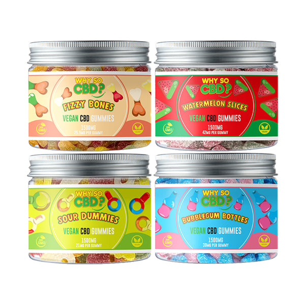 Why So CBD? 1500mg CBD Small Vegan Gummies - 11 Flavours | Why So CBD | CBD Products