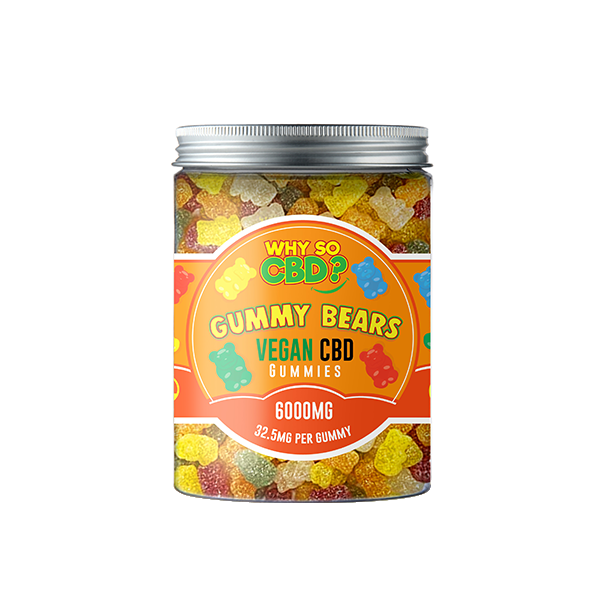 Why So CBD? 6000mg CBD Large Vegan Gummies - 11 Flavours | Why So CBD | CBD Products