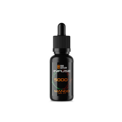 CBD Asylum Infuse 5000mg CBD Mango Oil - 30ml (BUY 1 GET 2 FREE) | CBD Asylum | CBD Products