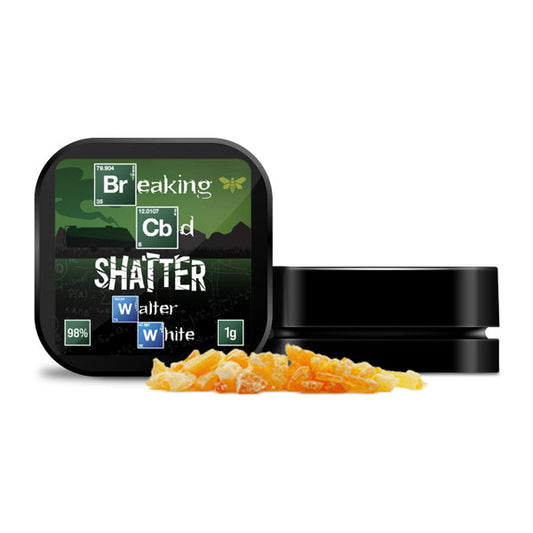 Breaking CBD 98% CBD Shatter - 1g | Breaking Bad | CBD Products