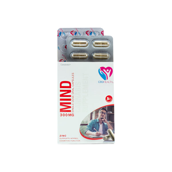 CBD by British Cannabis 300mg CBD Oral Capsules 30 Caps - Mind | CBD by British Cannabis | CBD Products