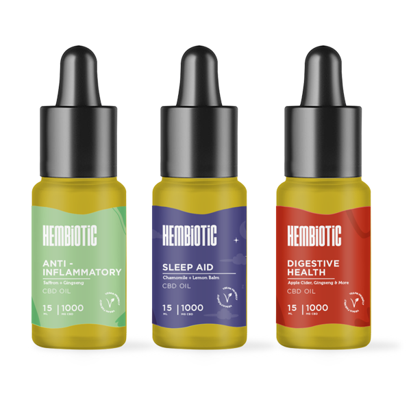 Hembiotic 1000mg CBD Oil - 15ml | Hembiotic | CBD Products