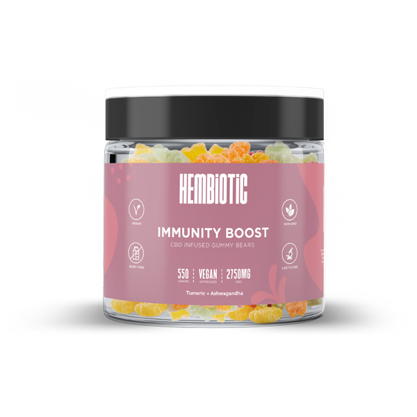 Hembiotic 2750mg Bulk CBD Gummy Bears - 550g | Hembiotic | CBD Products