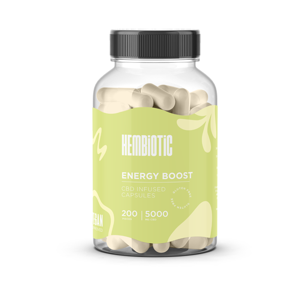 Hembiotic 5000mg Bulk CBD Capsules - 200 Caps | Hembiotic | CBD Products