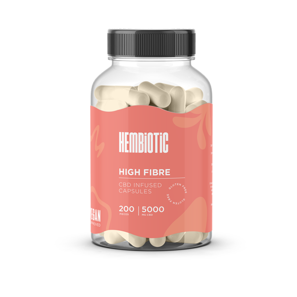 Hembiotic 5000mg Bulk CBD Capsules - 200 Caps | Hembiotic | CBD Products