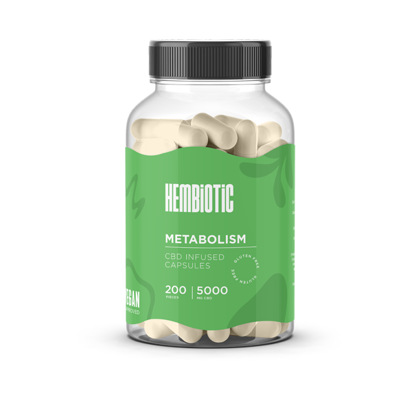 Hembiotic 5000mg Bulk CBD Capsules - 200 Caps | Hembiotic | CBD Products