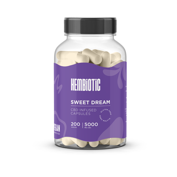 Hembiotic 5000mg Bulk CBD Capsules - 200 Caps | Hembiotic | CBD Products