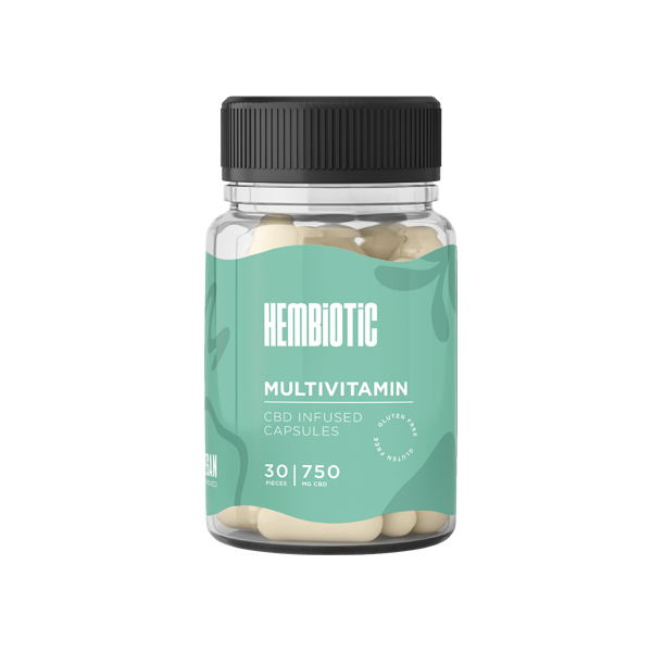Hembiotic 750mg CBD Capsules - 30 Caps | Hembiotic | CBD Products