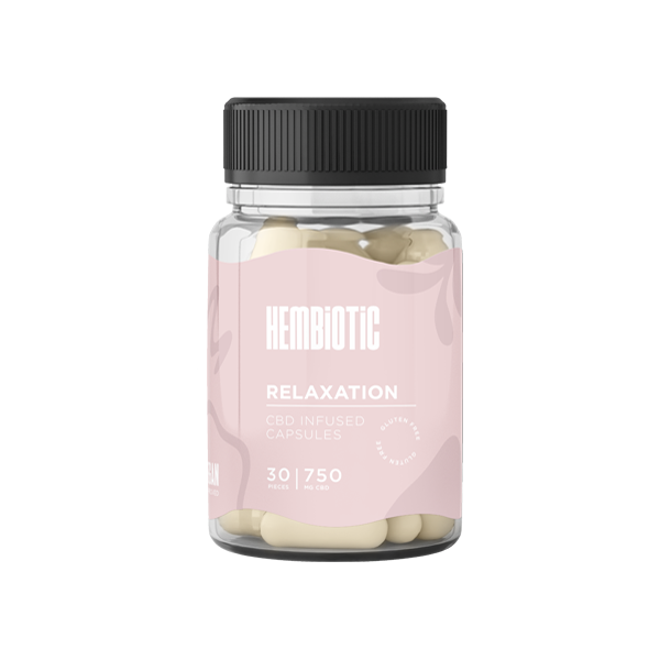 Hembiotic 750mg CBD Capsules - 30 Caps | Hembiotic | CBD Products
