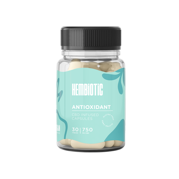Hembiotic 750mg CBD Capsules - 30 Caps | Hembiotic | CBD Products