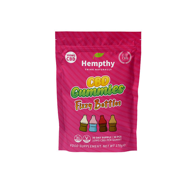 Hempthy 300mg CBD Gummies 30 Ct Pouch | Hempthy | CBD Products