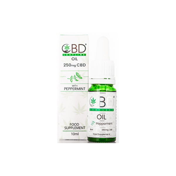 CBD Leafline 250mg CBD Food Supplement Oil 10ml | CBD Leafline | CBD Products
