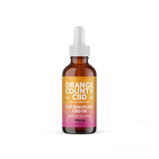 Orange County CBD 1000mg 30ml MCT Oil - Organic Coconut Oil | Orange County | CBD Products