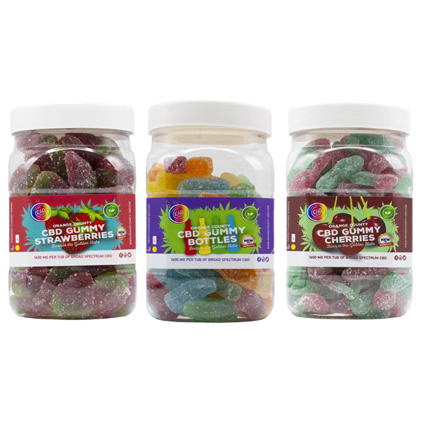 Orange County CBD 1600mg Gummies - Large Pack | Orange County | CBD Products